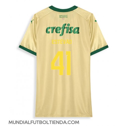Camiseta Palmeiras Estevao Willian #41 Tercera Equipación Replica 2024-25 mangas cortas